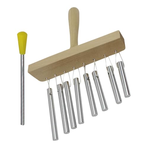 Percussion-Windspiel – Tisch-Windspiel | Glockenspiel-Schlaginstrument mit Schlägel | Einreihiges Bar Chimes Schlaginstrument für Klassenzimmer, Zuhause, Schule von Generic