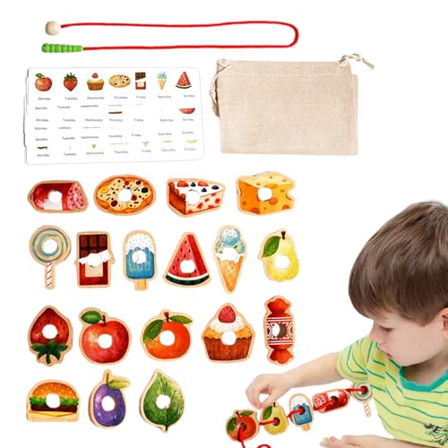 Perlen Für Kleinkinder | Pädagogisches Lernspielzeug - Holzspielzeug Für Auffädelaktivitäten Edukatives Lernspiel Zur Förderung Der Entwicklung Und des Lernens Für Vorschulkinder Ab 3 Perlen Für Kleinkinder | Pädagogisches Lernspielzeug - Holzspielzeug Für Auffädelaktivitäten Edukatives Lernspiel Zur Förderung Der Entwicklung Und des Lernens Für Vorschulkinder Ab 3 von Generic