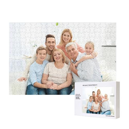 Personalisierte Holzpuzzle mit Eigenem Foto,Fotopuzzle selbst gestalten,1000 Teile Fotopuzzle individuell Bedrucken,Puzzle 300 Teile mit eigenem Bild erstellen Fotopuzzle von Generic