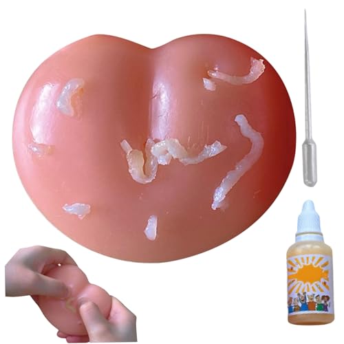 Pimple Popper Toy Stress Relief Pickple Popping Spielzeug lustiger Squeeze Spot Popper Spielzeug Pickel knalltes Spiel wiederverwendbares tragbares Pickelspielzeug für Erwachsene Kinder von Generic