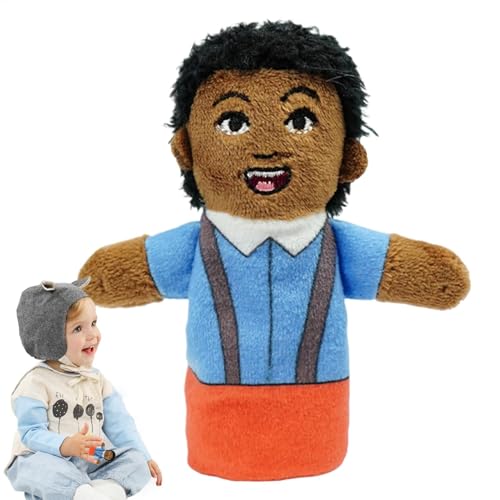 Plüsch-Fingerpuppen,Fingerpuppen-Spielzeug, Afrikanische Kinderfigur Fingerpuppenspielzeug, Storytime-Lernhilfe, interaktives Spielzeug, Lesestütze zum Geschichtenerzählen für Kinder, Mädchen und von Generic