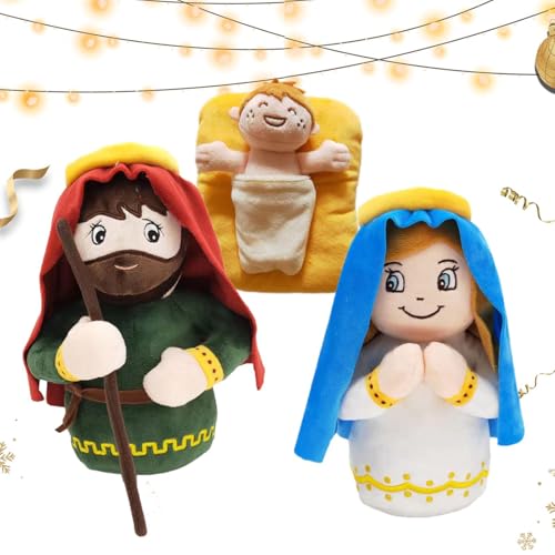 Plüsch-Jesus-Puppe für Kinder – Jesus-Puppe, Kinder-Jesus-Spielzeug, niedlicher Jesus-Plüsch | Gefüllte Jesus-Plüschpuppe, Klassische weiche Figur des religiösen Erlösers von Generic