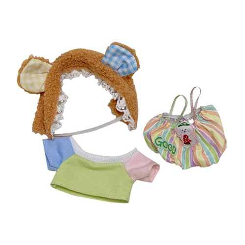 Plüschpuppenanzug, Anziehmode für Kinder, Geburtstagsgeschenk, Foto Requisiten, Stellen Sie Ihre Eigenen Puppen Her, Kostüme Zur Koordination, 20 cm G, Style A Plüschpuppenanzug, Anziehmode für Kinder, Geburtstagsgeschenk, Foto Requisiten, Stellen Sie Ihre Eigenen Puppen Her, Kostüme Zur Koordination, 20 cm G, Style A von Generic