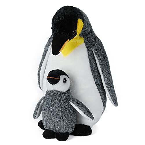 Plüschtier Puppe Weiches Kuscheltier Kinder Kinder Geschenk zum Geburtstag Weihnachten und Valentinstag (2 Penguin) von Generic