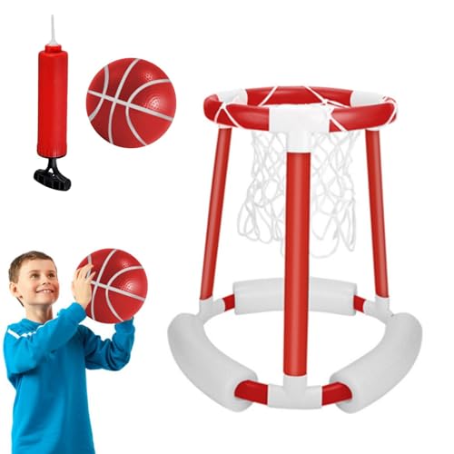 Pool-Basketballkorb – Interaktives Pool-Basketball-Set Für Stundenlangen Spaß | Robustes Schwimmendes Design Mit Verstellbarem Rand, Ideal Für Poolpartys, Geschicklichkeitsentwicklung Und Freizeitspie von Generic