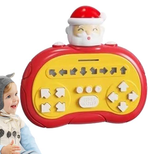 Pop-Spiel, Weihnachtsmann/Halloween- -Handheld, schnelles Druckknopf-Spiel, bahnbrechende Spielkonsole, Reise-Pop-Spiele für Kinder von Generic