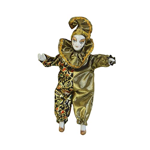 Porzellan Clown Puppen Home Display Antike Puppe für Souvenirs von MERIGLARE