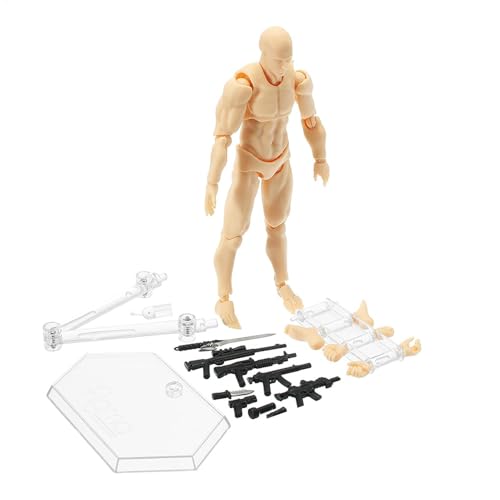 Poseable Action Figures - Movable Joint Action Figures,realistic Poseable Action Figures| Stop Motion Posable Figure Model,small Figure Model,for Art, Photography Multipurpose Figure for Home Decorati von Generic