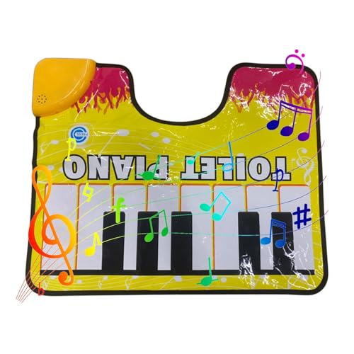 Potty Piano Musical Floor Mat - Piano Floor Mat for Toilet - Novelty Bathroom Fun Toilet Floor Mat - Gags & Practical Joke, Girls, Kid for Toilet, Bathroom Potty Piano Musical Floor Mat - Piano Floor Mat for Toilet - Novelty Bathroom Fun Toilet Floor Mat - Gags & Practical Joke, Girls, Kid for Toilet, Bathroom von Generic