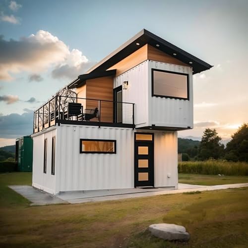 Prefab Tiny Homes to Live in for Adults, 6.1 m Removable Foldable Tiny Houses for Sale Prefable 12.2 m (2) von Generic