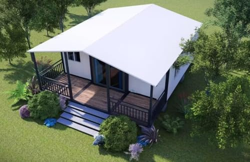 Prefab Tiny Homes to Live in for Adults, 6.1 m Removable Foldable Tiny Houses for Sale Prefable 12.2 m (4) von Generic