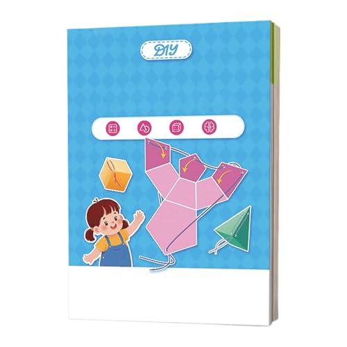 Pull String Geometrie Lernbuch-3D-Bildung Interaktives Handwerk Tool | Homeschool Library Math Center Teacher Ressourcen, Klassenzimmer -Spielzimmer -Aktivitätsbuch mit 12 Modellen, Student Learning S Pull String Geometrie Lernbuch-3D-Bildung Interaktives Handwerk Tool | Homeschool Library Math Center Teacher Ressourcen, Klassenzimmer -Spielzimmer -Aktivitätsbuch mit 12 Modellen, Student Learning S von Generic