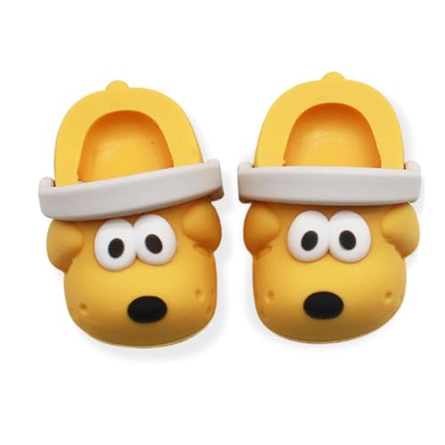 Puppenschuhe – Sandalen aus PVC für Miniatur-Puppen – Puppenhausschuhe, Zubehör für Spiele, Fat Body Design für Mädchen, Puppenschuhe – Sandalen aus PVC für Miniatur-Puppen – Puppenhausschuhe, Zubehör für Spiele, Fat Body Design für Mädchen, von Generic