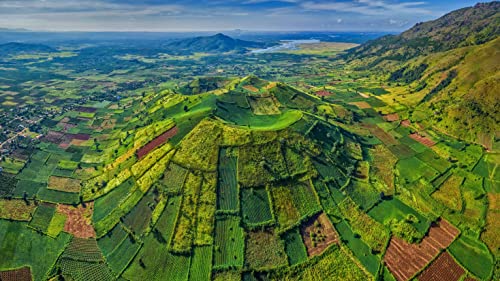 Puzzle 1000 Teile Vulkan Chu Dang Ya In Der Nähe Der Stadt Pleiku, Chia Lai, Vietnam 75 * 50Cm von Generic