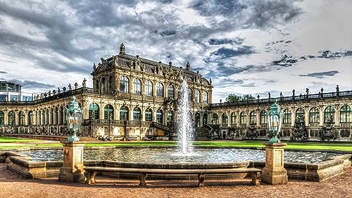 Puzzle 1000 Teile Zwinger Dresden Deutschland Brunnen 75 * 50Cm von Generic