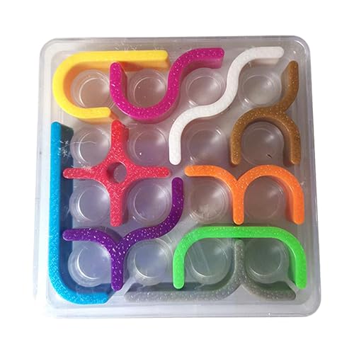 Puzzle Crazy Curve Puzzle Toy - Puzzle Crazy Kurve, Verrückte Kurven Spielzeugverrückte Kurve, Vorschulaktivitäten Entwicklung Spielzeug Puzzle Spiel Lernen Bildungsspielzeug Für Kinder von Generic