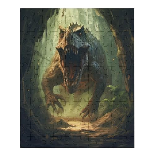 Puzzle Für Erwachsene 1000 Teile - Tyrannosaurus Puzzle - - Für Kinder Dekompressionsspielzeug Für Kinder Dekompressionspuzzle Größe: 70 von Generic