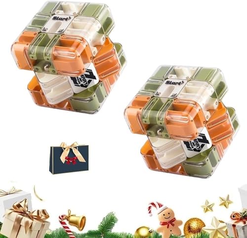 Puzzle -Labyrinth -Würfel, 3D Magic Cube Labyrinth Ball Puzzle, EIN tätiges Hirnteaser -Spielzeug, räumliches Bewusstsein Gehirntraining für Relax- und Logikentwicklung, Hirnteaserspielzeug,A 2pcs Puzzle -Labyrinth -Würfel, 3D Magic Cube Labyrinth Ball Puzzle, EIN tätiges Hirnteaser -Spielzeug, räumliches Bewusstsein Gehirntraining für Relax- und Logikentwicklung, Hirnteaserspielzeug,A 2pcs von Generic
