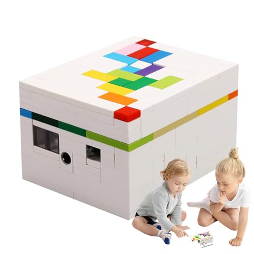 Puzzle-Schließbox, Puzzle-Box für Erwachsene - Regenbogen 3D-Puzzle-Schließbox - Denksportaufgaben, Gedankenspiele und Puzzle-Spielzeug für Puzzle-Fans, Bausteine-Set für Jugendliche und Erwachsene von Generic