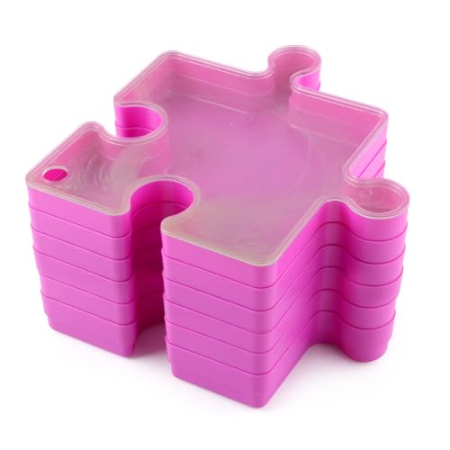 Puzzle -Sortierschalen - Stapelbare Verriegelungssäge Organisatoren | -geformte Sortierschalen für die Organisation von Rätseln bis zu 1000 Teilen, haltbarer Leichter Aufbewahrung -Enthusiasten Puzzle -Sortierschalen - Stapelbare Verriegelungssäge Organisatoren | -geformte Sortierschalen für die Organisation von Rätseln bis zu 1000 Teilen, haltbarer Leichter Aufbewahrung -Enthusiasten von Generic