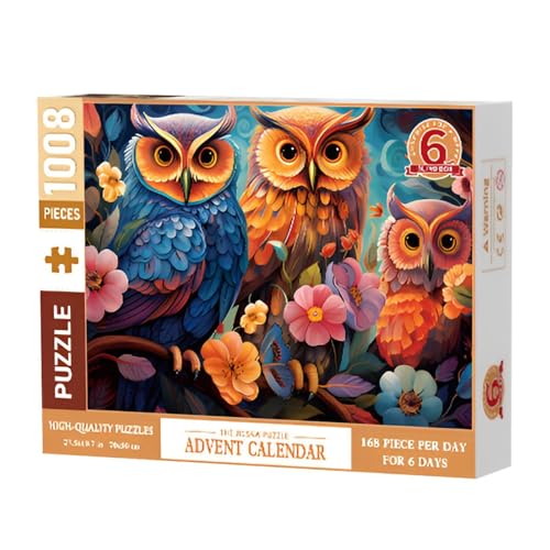 Puzzle des Adventskalenders, Puzzle des Adventskalenders, Weihnachts-Countdown-Kalender mit 1008 Teilen - Lustige Rovesc Countdown-Kalender-Puzzles Puzzle des Adventskalenders, Puzzle des Adventskalenders, Weihnachts-Countdown-Kalender mit 1008 Teilen - Lustige Rovesc Countdown-Kalender-Puzzles von Generic