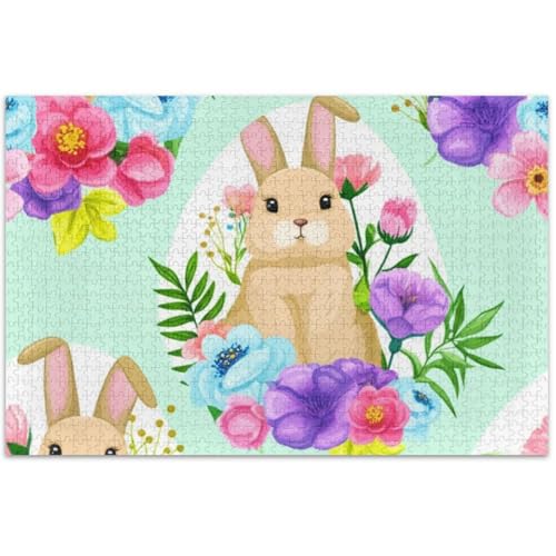 Puzzle für Erwachsene, weißer Elefant, lustig, Familienpuzzle, Tierkunst, Dekoration, niedliche Osterhasen, 500 Teile Puzzle für Erwachsene, weißer Elefant, lustig, Familienpuzzle, Tierkunst, Dekoration, niedliche Osterhasen, 500 Teile von Generic