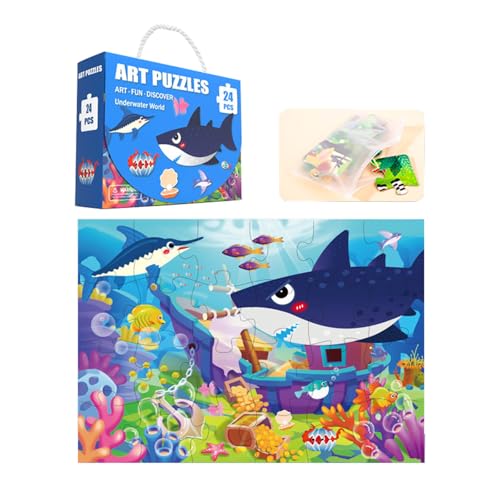 Puzzle für Kinder, 24 Teile, Kleinkind-Lernspielzeug, Kinder für 3-, 4-, 5-, 6-jährige Jungen und Mädchen, Puzzles für Kinder Urd883 (C, One Size) von Generic