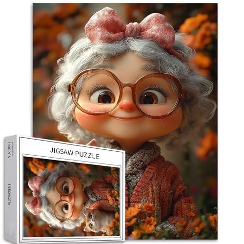 Puzzle mit rosa Schleife, 1000 Teile für Erwachsene, Cartoon-Stil, Kunst-Puzzle, bunt, DIY-Puzzles für Heimdekoration, Geschenke, Familienpuzzle, perfekt für Spieleabende, 50 x 70 cm Puzzle mit rosa Schleife, 1000 Teile für Erwachsene, Cartoon-Stil, Kunst-Puzzle, bunt, DIY-Puzzles für Heimdekoration, Geschenke, Familienpuzzle, perfekt für Spieleabende, 50 x 70 cm von Generic