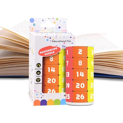 Puzzle mit rotierenden Zahlen – Puzzle mit 5 Schichten Dias, Lernspielzeug, kognitive Würfel, Puzzle für Jungen und Mädchen im Alter von 3 bis 8 Jahren Puzzle mit rotierenden Zahlen – Puzzle mit 5 Schichten Dias, Lernspielzeug, kognitive Würfel, Puzzle für Jungen und Mädchen im Alter von 3 bis 8 Jahren von Generic