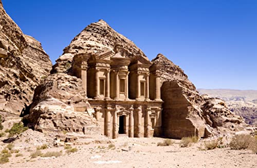 Puzzles 1000 Petra Antike Stadt Jordanien, Antike Gebäude 75 * 50Cm von Generic