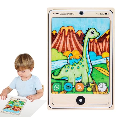 Puzzles für Kleinkinder, Tischspiel aus Holz, lustiges 2D-Puzzle-Tischspiel für Mädchen | Interaktions-Puzzlespiel für Jungen, Mädchen, Puzzles für Kleinkinder, Tischspiel aus Holz, lustiges 2D-Puzzle-Tischspiel für Mädchen | Interaktions-Puzzlespiel für Jungen, Mädchen, von Generic