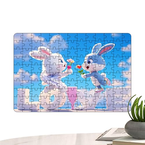 Puzzles zum Valentinstag, Lernpuzzle von Hase, einzigartiges Puzzle aus Holz für Erwachsene und Jugendliche 12 Jahren zum Valentinstag, Muttertag Puzzles zum Valentinstag, Lernpuzzle von Hase, einzigartiges Puzzle aus Holz für Erwachsene und Jugendliche 12 Jahren zum Valentinstag, Muttertag von Generic