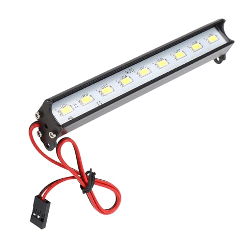 RC-Auto-Lichtleiste, RC-LED-Lampen-Set aus Aluminiumlegierung, Superhelle Dachlampe mit Weißem Licht für Redcat, Axial SCX10 D90, HPI-Modell (115mm) von Generic