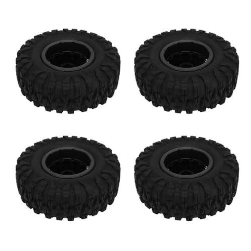 RC-Crawler-Reifen, 2,2 Zoll, Verschleißfest, 2,2-Zoll-RC-Crawler-Reifen, RC-Car-Upgrade (Black) von Rosvola