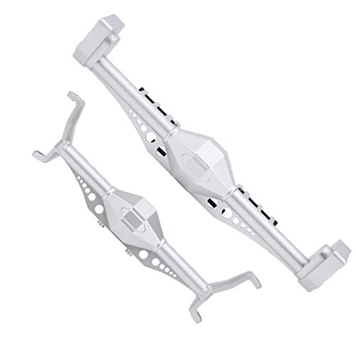 RC-Metallgehäuse für Vorder- und Hinterachse für 1/10 RC Crawler Car für Axial Capra 1.9 UTB (Silver) von Generic