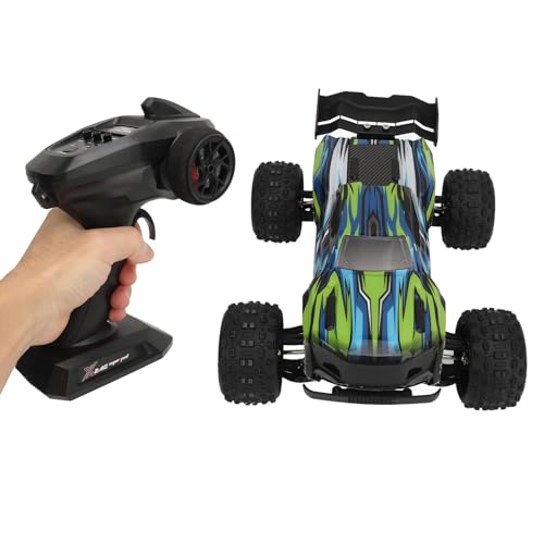 RC-Offroad-Auto, RC Truggy, Lange Kontrollreichweite, 1/16, Vollmaßstab, 2,4 G, Langlebige Batterie, Hohe Geschwindigkeit, für Hobbys ab 14 Jahren (Green) von Generic