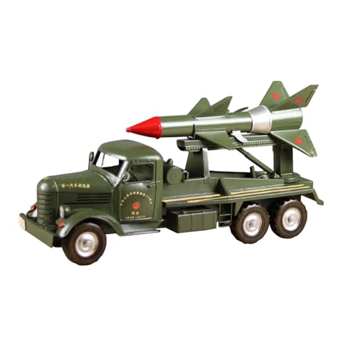 Raketenwerfer LKW Modell Spielzeug Vielseitig für Jungen Geschenk 54x17x28cm von Generic