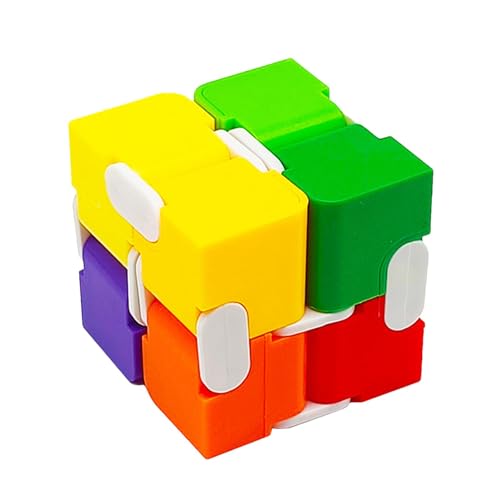 Regenbogenwürfel, bunter Würfel, pädagogisches Partyspielzeug, Reisespielzeug, Farbmischung, tragbares Puzzle, Würfelpuzzle, Spielzeug für Erwachsene, für Liebhaber von Generic