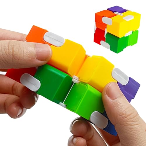 Regenbogenwürfel-Spielzeug,Regenbogenwürfel | Reisespielzeug Bunte Puzzlewürfel | Tragbare Denksportaufgaben, Würfelpuzzle-Spielzeug für Erwachsene, für Würfelliebhaber und Familien von Generic