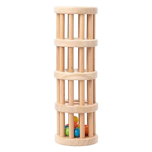 Regentropfen Spielzeug mit Perlen, Regenspielzeug aus Holz für Früherziehung für die Klangbeleuchtung Regentropfen Spielzeug mit Perlen, Regenspielzeug aus Holz für Früherziehung für die Klangbeleuchtung von Generic
