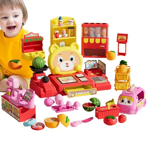 Registrierkasse Spielzeug, Registrierkasse für Kleinkinder, kreatives Spielzeug, gefälschte Kasse | niedliches Spielset für Kleinkinder, so tun, als würden Sie Registrierkasse Spielzeug, Registrierkasse für Kleinkinder, kreatives Spielzeug, gefälschte Kasse | niedliches Spielset für Kleinkinder, so tun, als würden Sie von Generic