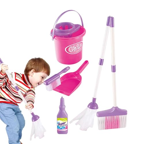 Reinigungsset von Prätenent Play – Spielzeugbrom und Staubplüsch, Werkzeuge für Hausassistenz | Realistisches Haushaltspflege-Spielzeug für und Mädchen 3+, Rollen Lernsets Reinigungsset von Prätenent Play – Spielzeugbrom und Staubplüsch, Werkzeuge für Hausassistenz | Realistisches Haushaltspflege-Spielzeug für und Mädchen 3+, Rollen Lernsets von Generic