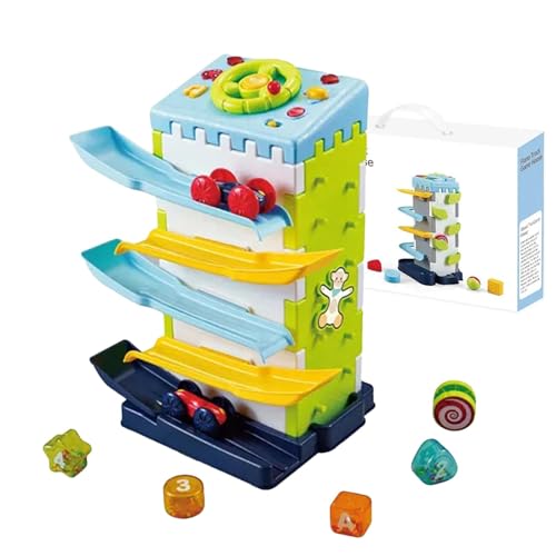 Rennstrecken-Autorampen-Spielzeug Autorampen-Fahrzeug-Spielsets, Autorennbahn-Rennspielzeug für Kinder, Kleinkind-Rennstreckenspielzeug, pädagogisches Vorschulspielzeug für Mädchen, Kinder von Generic