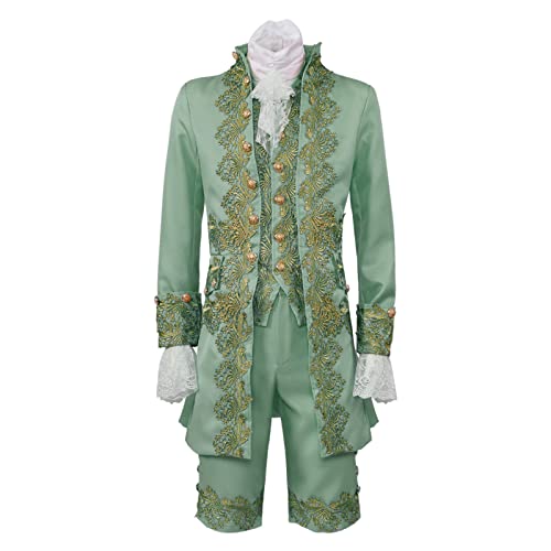 Retro Prinz Kostüm Herren Mittelalter Mantel Herren Inkl. Anzugweste & Hose Renaissance Gothic Hof Edelmann Blazer Königlicher Prinz Kleidung Halloween Kostüm Karnevalskostüme Retro Prinz Kostüm Herren Mittelalter Mantel Herren Inkl. Anzugweste & Hose Renaissance Gothic Hof Edelmann Blazer Königlicher Prinz Kleidung Halloween Kostüm Karnevalskostüme von Generic