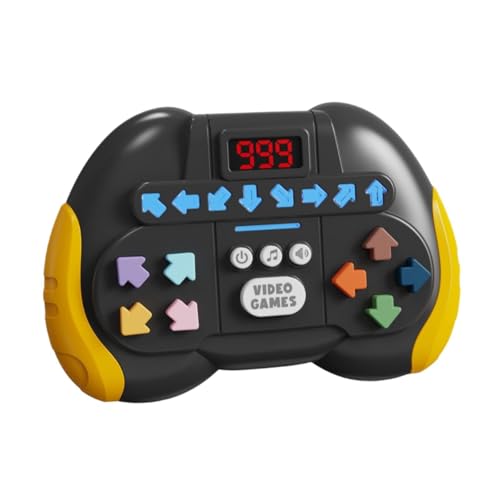 Rhythmus-Spielautomat, schnelles Push-Spiel, sensorisches Spielzeug, Handheld-Puzzle-Spielautomat, Handheld-elektronisches Spiel für Geschenke für, Gelb von Generic