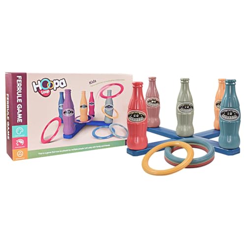 Ringspielzeug werfen - Fun Ring Toss Set, Interactive Kids Game | Öko -freundliches ABS -Spielzeug, das die Hand -Eye -Koordination während der Parteien Schulveranstaltungen und die Bindung von Eltern Ringspielzeug werfen - Fun Ring Toss Set, Interactive Kids Game | Öko -freundliches ABS -Spielzeug, das die Hand -Eye -Koordination während der Parteien Schulveranstaltungen und die Bindung von Eltern von Generic