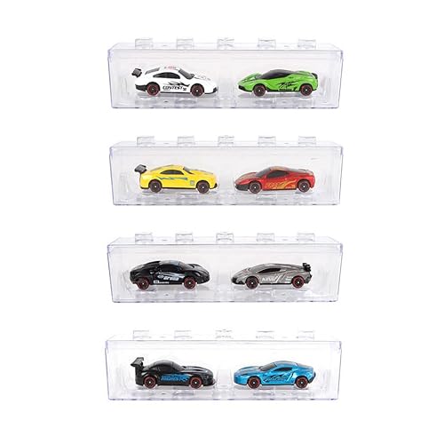 Generic Roadblasters 2er Set Die-Cast Rennwagen in transparenter Aufbewahrungsbox (7 cm, ab 3 Jahren, unisex) von Generic