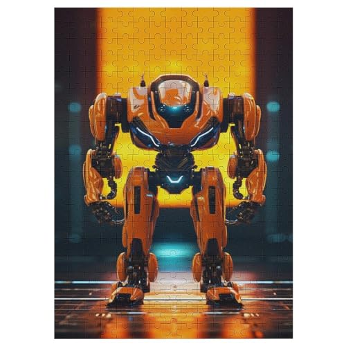 Robot - 1000 Teile Puzzle – - Hochauflösendes - Gelegenheitsspiel – 1000 Teile Holzpuzzle 300 von Generic