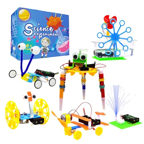 Robot Kit Children's Electronic Science Experimental Project Boys' Toys Simulation Boys' DIY Engineering Robot Construction Kit Urd951 (A, One Size) von Generic