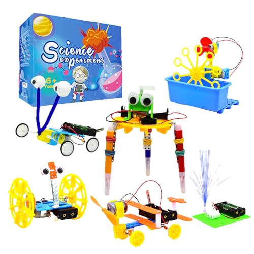 Robot Kit Children's Electronic Science Experimental Project Boys' Toys Simulation Boys' DIY Engineering Robot Construction Kit Urd951 (B, One Size) von Generic